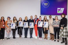 Honourees gathered last Nov. 15 at Agritechnica for the presentation of the 2023 Women in Ag Awards.