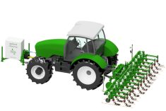 The Garford-RootWave eWeeding system is currently available in up to a six-metre working width in either a rear- or front-mounted configuration.