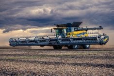 MacDon's new 61-foot FD261 FlexDraper will be available for the 2025 growing season. 