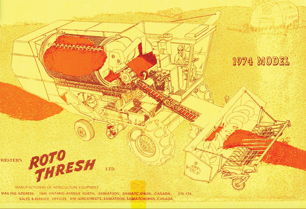 1974 Roto Thresh brochure