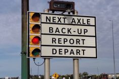 Farm trucks may be required to report for safety inspections when encountering roadside commercial vehicle inspections by authorities.