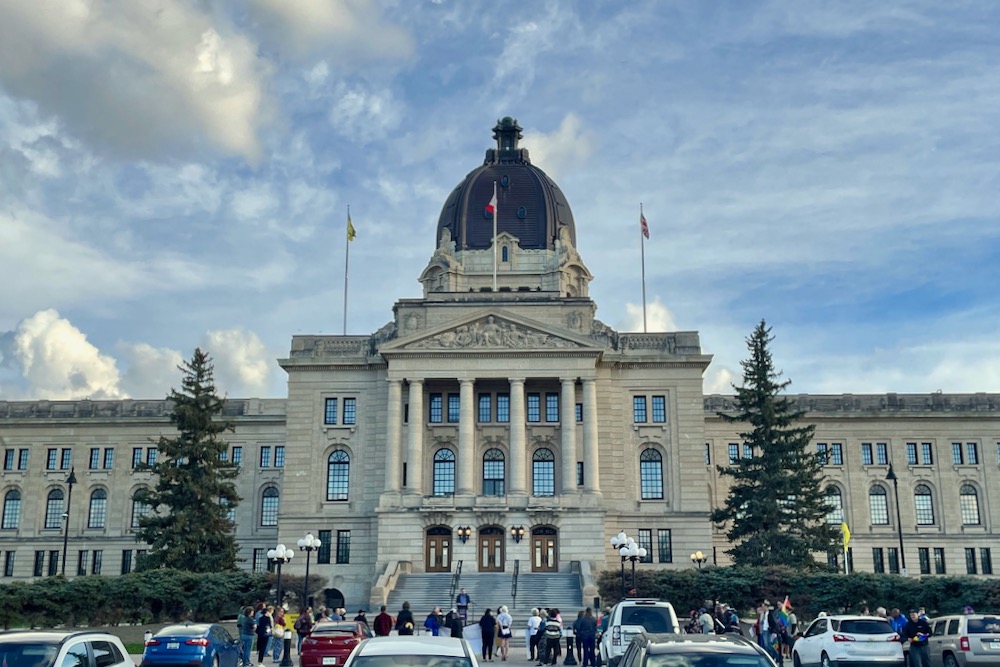 Saskatchewan's Legislative Building in Regina in May 2024.