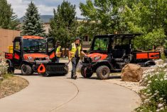 Two new hydrostatic-drive diesel UTV models from Kubota offer updated styling and a more comfortable cab, along with a transmission improvement.
