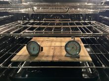 calibrating a new oven