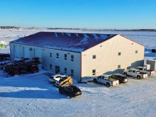 A view of what’s now the AgWest shop at Weyburn, Sask.