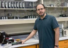 Henrique Carvalho of the University of Manitoba heads up the Regional (Tall) Tower project in Saskatchewan.