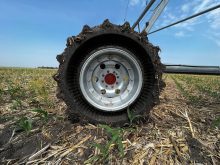 IrriCup wheels improve traction on pivots