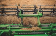 john deere combine reel
