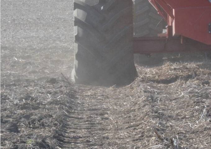 Farmers can now choose between multiple track and tire technologies that help reduce the compaction risks around supersized grain carts.