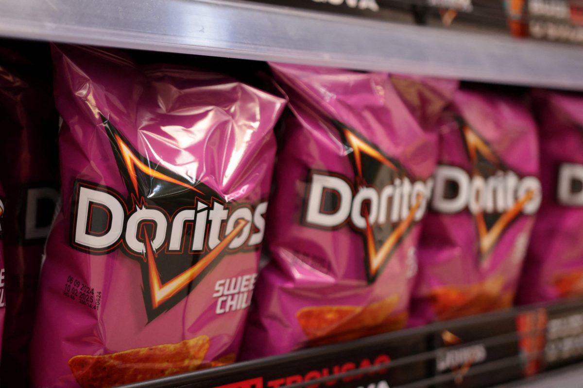 Bags of Doritos on a store shelf. Doritos are made by Frito Lay, a subsidiary of PepsiCo. REUTERS/Dado Ruvic
