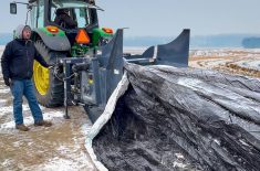 Loftness grain bag baler