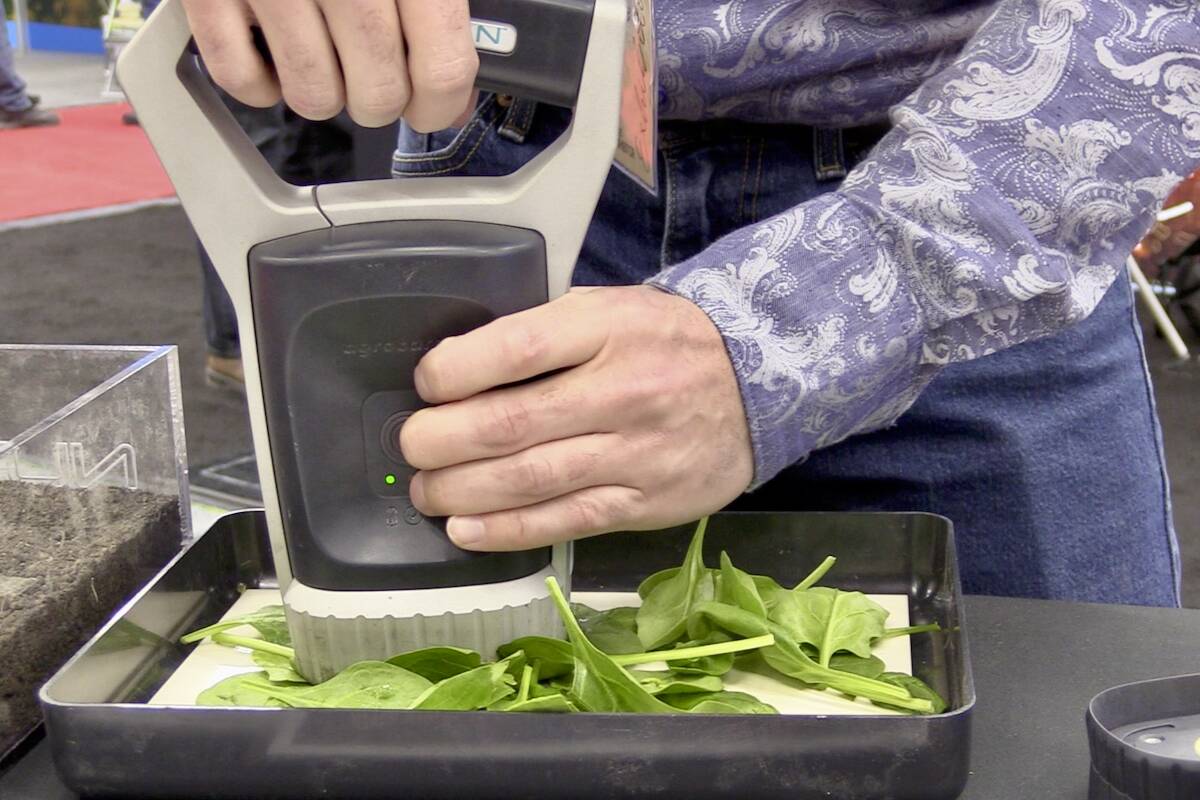 nutriscan plant tissue sample