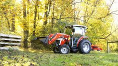 massey ferguson 1M compact tractor with cab