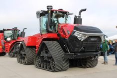 Case IH, marking what it called its “year of the tractor,” launched its Steiger 715 Quadtrac at the 2023 Farm Progress Show in Illinois, billing the machine as “our most powerful Steiger ever.” Photo: Scott Garvey