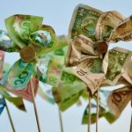 Money flowers growing with blue sky background. LeslieLauren/iStock/Getty Images