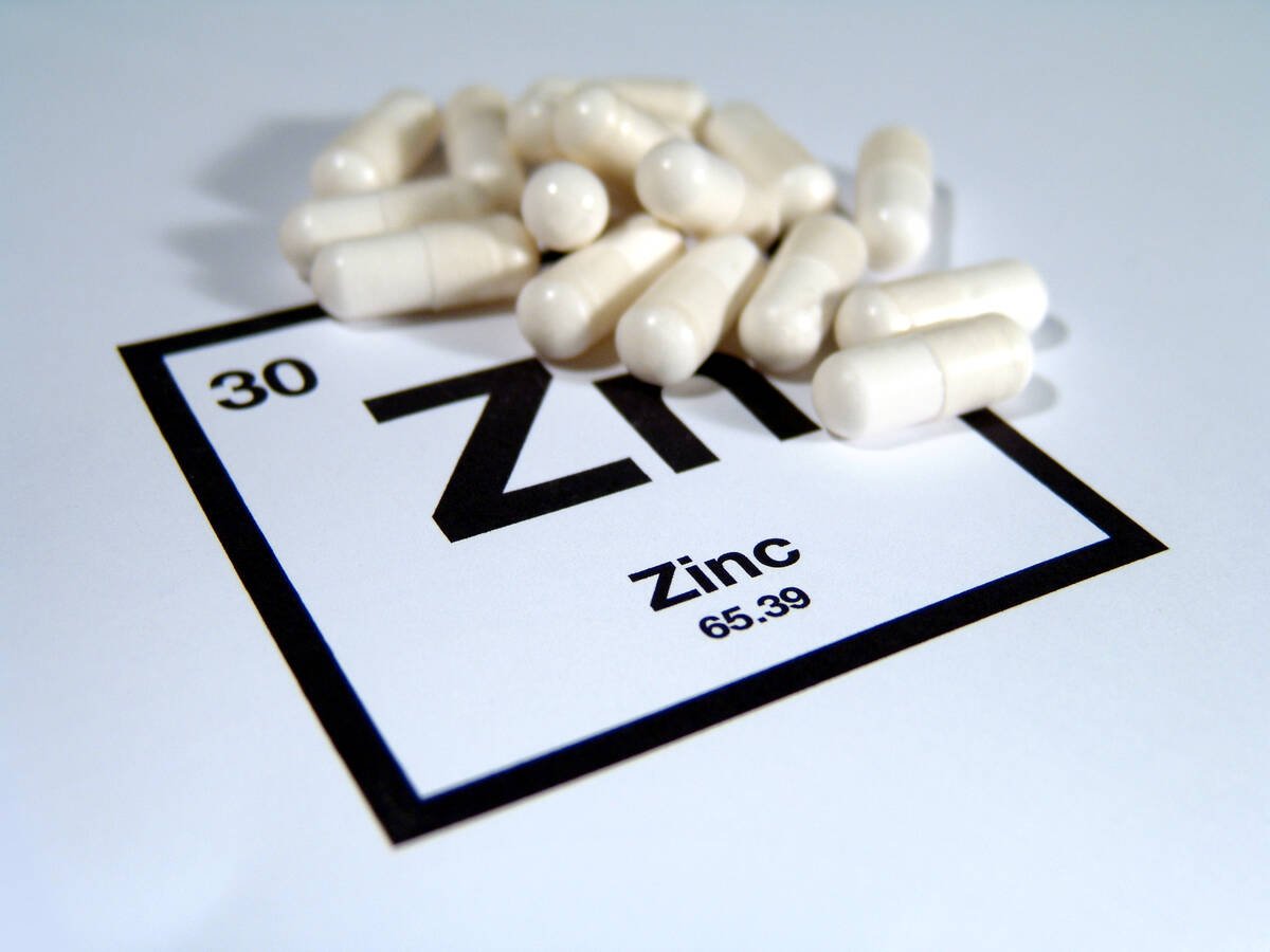 Zinc supplements on their periodic table square. pic: danleap/iStock/Getty Images