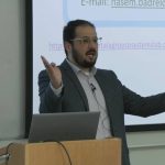 Dr. Nasem Badreldin, assistant professor in the University of Manitoba's Department of Soil Science, explains how landscapes shift through zones of stability, recovery, degradation and vulnerability during a presentation at the University of Manitoba on May 28, 2025. Photo: Webinar screenshot.
