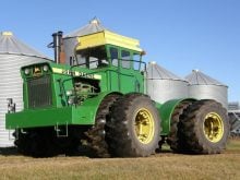 The WA-14, built by FWD Wagner for John Deere was produced from 1968 to 1970
