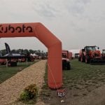 Kubota, which like Grainews marks its 50th anniversary in Canada in 2025, let its colours fly again this year at Ag in Motion.