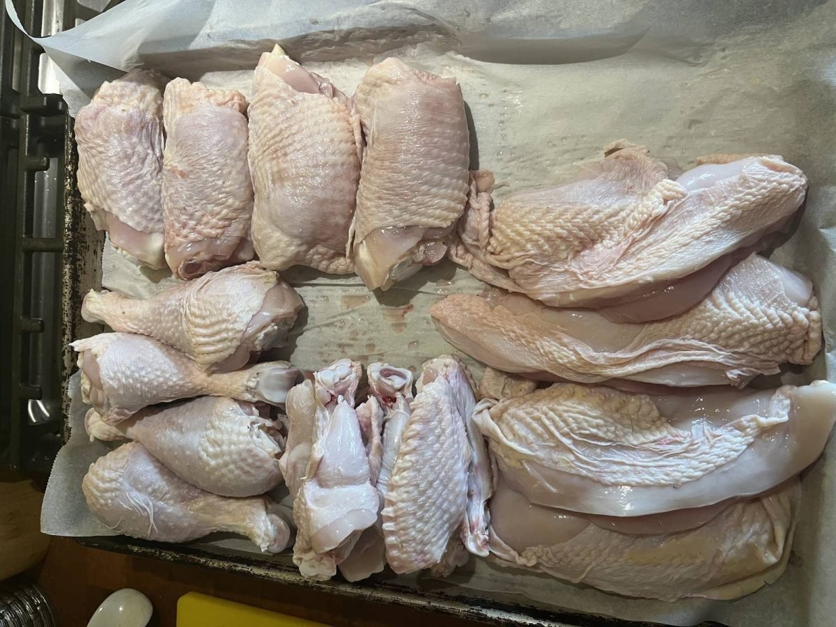Cutting a bird into drums, thighs, wings, and boneless breasts gives the cook more precise control over the best cooking methods and degrees of doneness for each part. Pic: dee Hobsbawn-Smith
