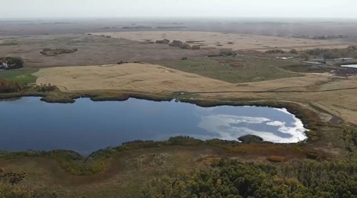 Video still of the Gray farm. PHOTO: Water Security Agency