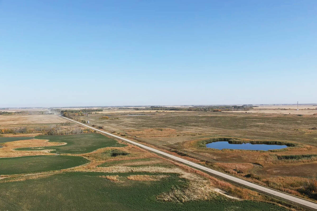 Aerial shot of the Gray farm. PHOTO: WSA