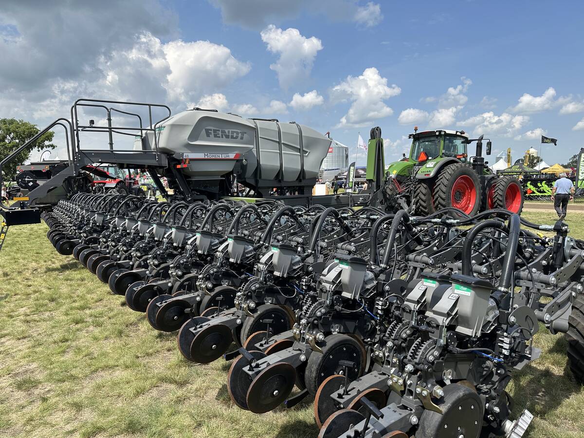 Fendt Momentum planter at Ag in Motion 2025. PHOTO: Don Norman