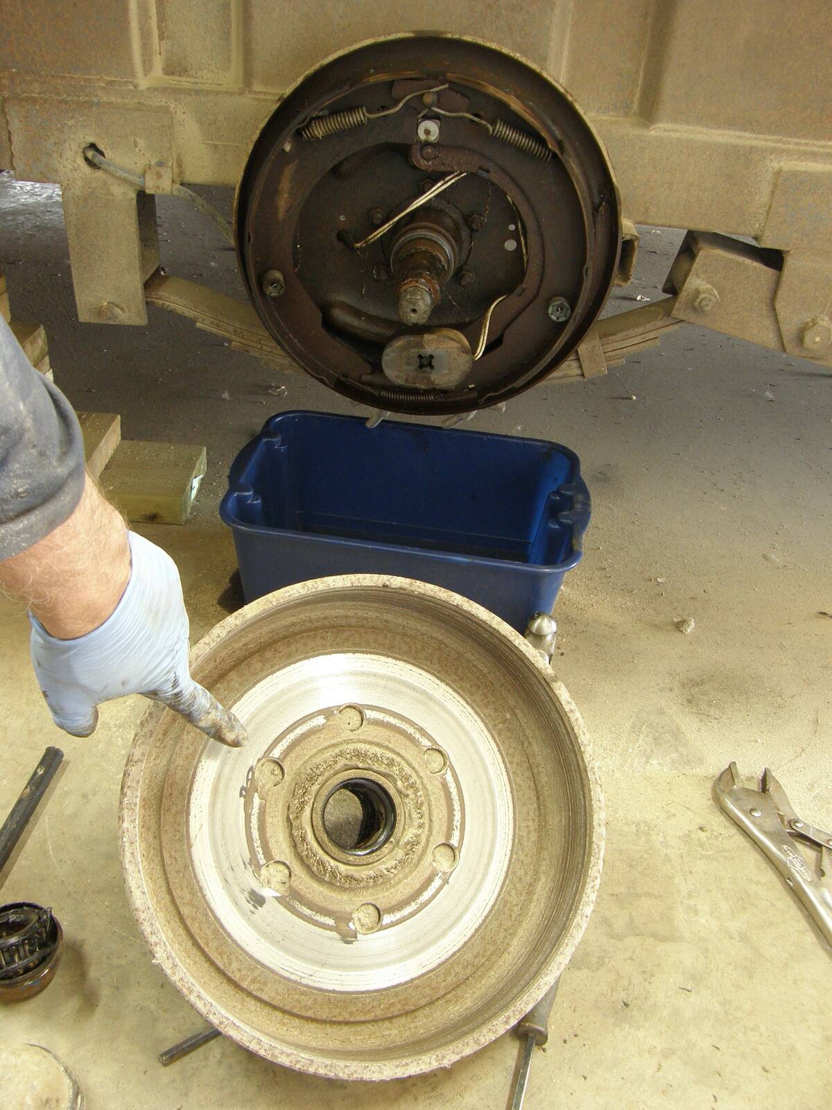 wear surface on brakes