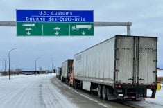 Canada/U.S. border crossing at Emerson, Man. | Robert Arnason photo