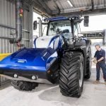 New Holland’s methane tractor ready for close-up