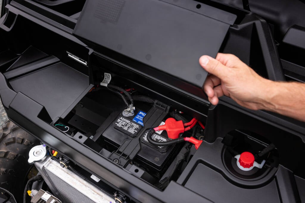 Easy access to regular maintenance items such as filters and the battery was a priority in the design of the Ranger 500, according to the brand.