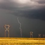 Lightning gives and takes in Prairie fields
