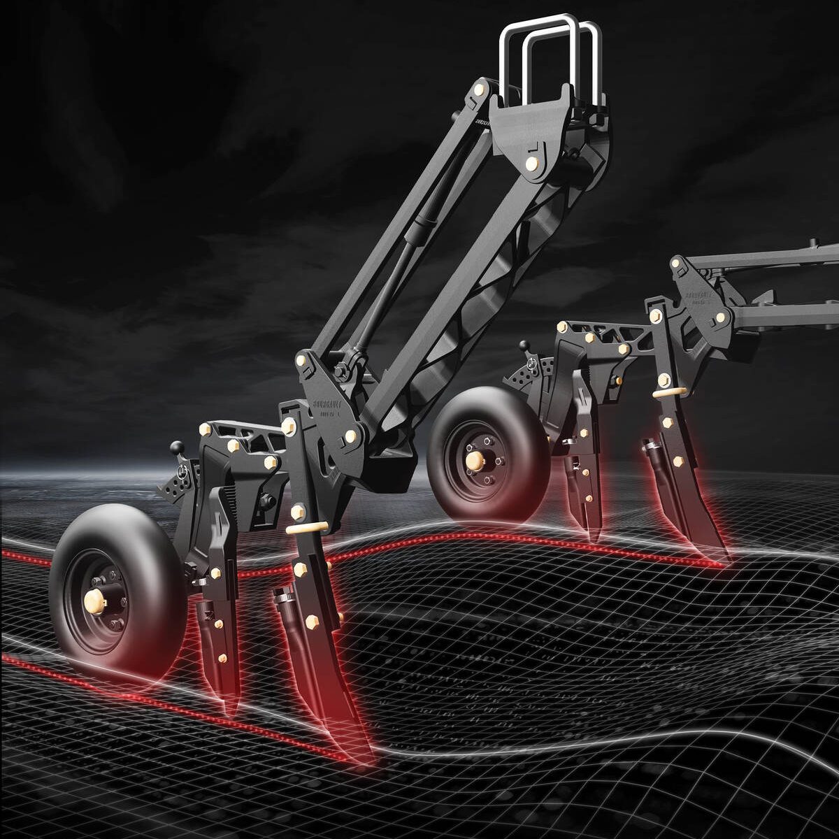 The twin-shank 1:1 PDLX opener offers more contouring ability than the PDLS version — but Bourgault will continue to offer the PLDS alongside the new PDLX opener.
