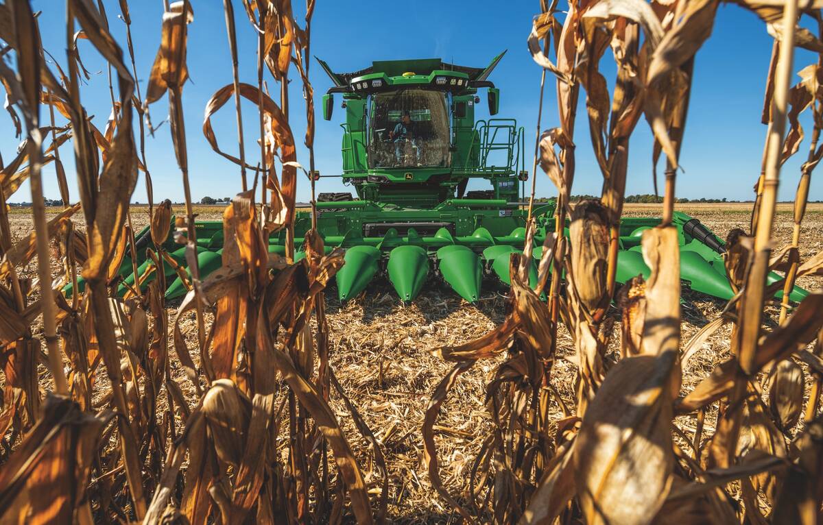 John Deere is adding a new 27-row folding corn header on 20-inch spacing for 2027.