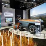 The Kubota “Transformer” KVPR concept autonomous tractor can change its dimensions and handle a wide range of implements.