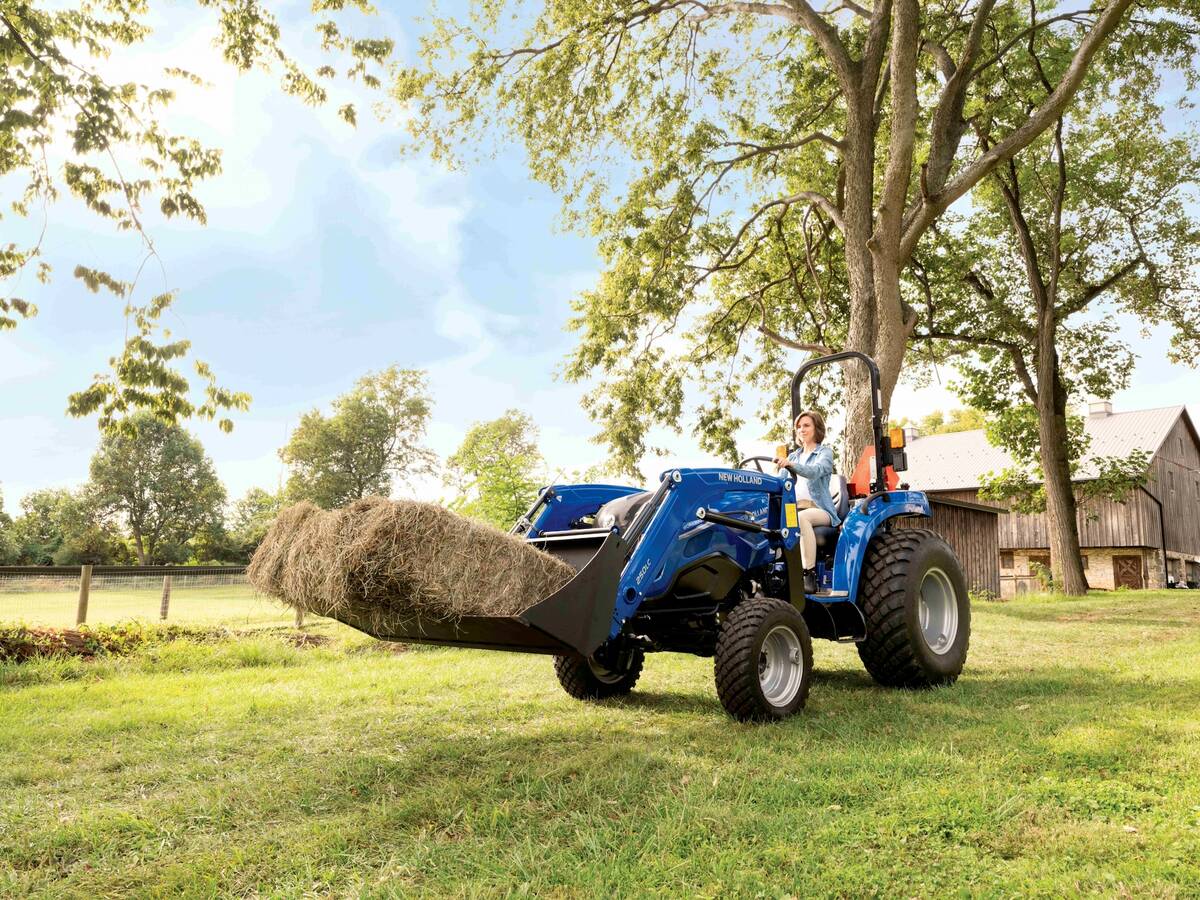 New Holland’s Workmaster series compact tractors are designed to handle a wide variety of jobs around the farm.  Photo: New Holland