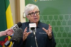 Dr. Karen Schwean-Lardner is a professor in the University of Saskatchewan&rsquo;s department of animal and poultry science. She&rsquo;s also the lead researcher for the proposed poultry facility. Photo: Matt Olson/Supplied
