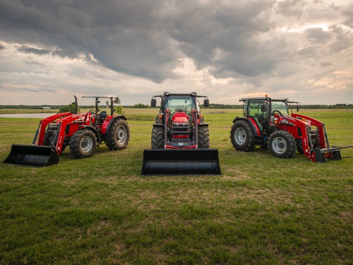 Agco sees the smaller-tractor market as likely to run counter to the current downslope in tractor sales. Photo: Agco