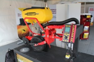 A section of the Tempo precision planter - accurate at higher travel speeds.