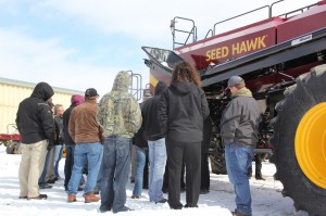 Almost everyone who purchased a Seed Hawk drill came to the factory to attend one of a series of training seminars