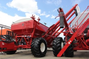 Morris' new tender can fill seed carts in the spring and haul from combines in the fall