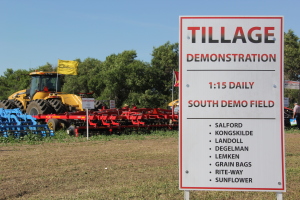 More than a few implements competed in front of the crowd