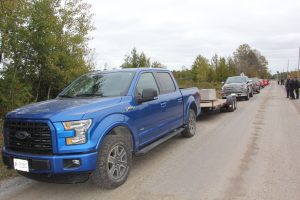 Loaded and ready for the trailer towing evaluations