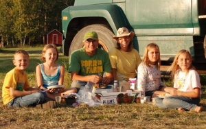 A Facebook photo of The Bott family who farm west of Red Deer will no doubt carry a lot of memories.