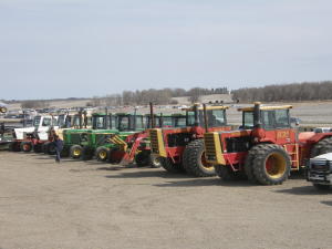 There were more tractors than usual at this auction, some coming from other consignors.