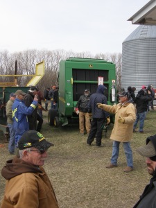 This 567 JD round baler saw strong buyer interest and hammered away for $15,000.