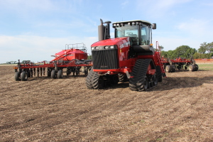 Grainews got behind the wheel of this Versatile seeding rig at AIM last year to see for ourselves how it performed