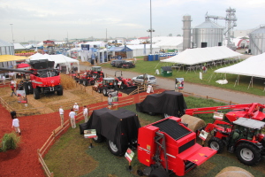 The outdoor U.S. Farm Progress Show attracts around 120,000 visitors each year