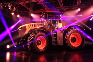 Revealed in rock-star fashion, the new 8000 Series tractors were introduced to members of the ag media at JCB's World Headquarters in England this week