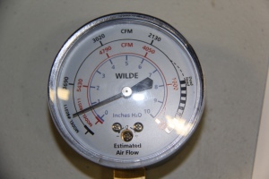 A new air pressure gauge from Wilde Ag Ventures for aeration bins